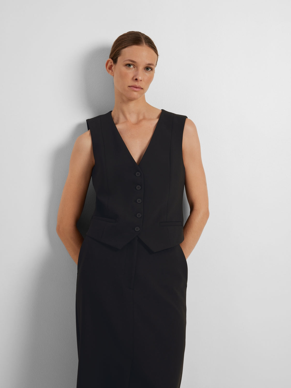 SLFRITA Waistcoat - Black